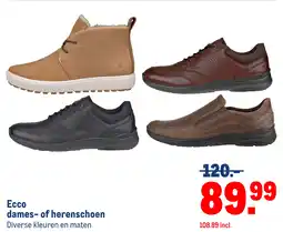 Makro Ecco dames- of herenschoen aanbieding