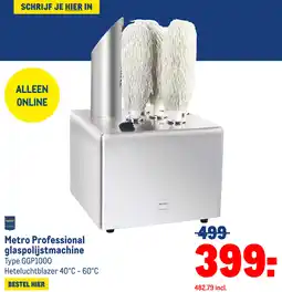 Makro Metro Professional glaspolijstmachine aanbieding