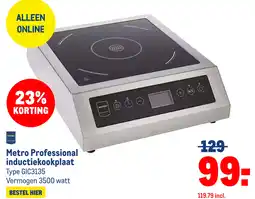 Makro Metro Professional inductiekookplaat aanbieding