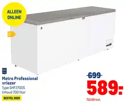 Makro Metro Professional vriezer aanbieding
