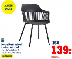 Makro Metro Professional restaurantstoel aanbieding