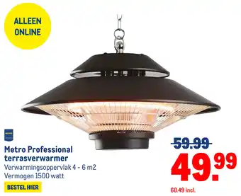 Makro Metro Professional terrasverwarmer aanbieding