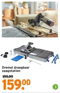 GAMMA Dremel draagbaar zaagstation aanbieding