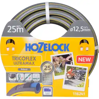 Amazon Hozelock Tricoflex Ultramax-slang van 25 m (diameter 12,5 mm) aanbieding