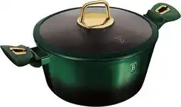 Bol.com Berlinger Haus 6059 - Braadpan met titanium coating - 28 cm - met deksel - Emerald Collection aanbieding