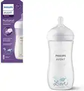 Bol.com Philips Avent Natural Response 1 babyfles – 330 ml – flow 4 - schildpad - SCY906/11 aanbieding