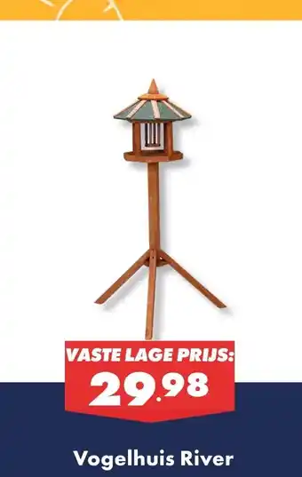 Huisdier Voordeelshop Vogelhuis River aanbieding