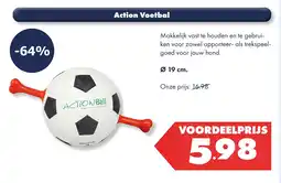 Huisdier Voordeelshop Action Voetbal aanbieding