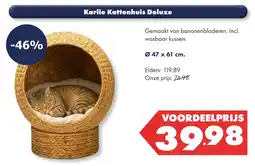 Huisdier Voordeelshop Karlie Kattenhuis Deluxe aanbieding