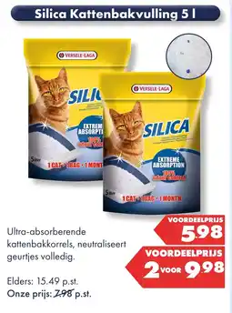 Huisdier Voordeelshop Silica Kattenbakvulling 5 | aanbieding