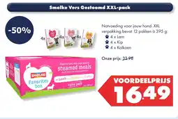 Huisdier Voordeelshop Smolke Vers Gestoomd XXL-pack aanbieding