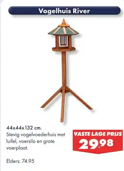 Huisdier Voordeelshop Vogelhuis River aanbieding