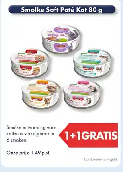 Huisdier Voordeelshop Smolke Soft Paté Kat 80 g aanbieding
