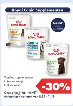 Huisdier Voordeelshop Royal Canin Supplementen aanbieding