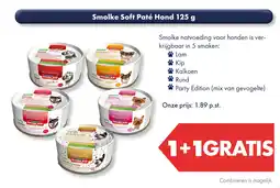 Huisdier Voordeelshop Smolke Soft Paté Hond 125 g aanbieding