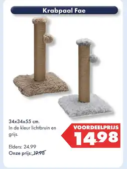 Huisdier Voordeelshop Krabpaal Fae aanbieding