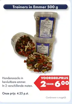 Huisdier Voordeelshop Trainers in Emmer 500 g aanbieding