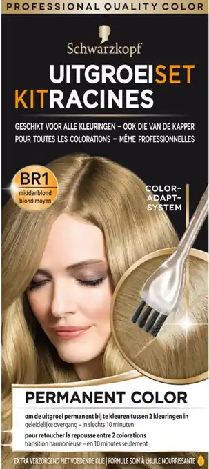 Bol.com Schwarzkopf UitgroeiSet UitgroeiSet Middenblond aanbieding