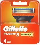 Bol.com Gillette Fusion5 Power Navulmesjes Voor Mannen 4 stuks aanbieding