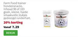 Intratuin Farm Food trainer hondensnacks aanbieding
