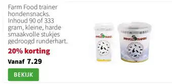 Intratuin Farm Food trainer hondensnacks aanbieding