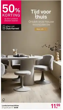 Karwei Lundia laminaat Milder aanbieding