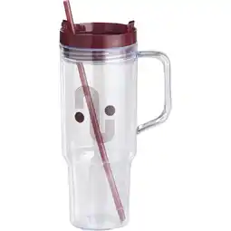 Albert Heijn Day Beker met rietje rood 1100ml aanbieding
