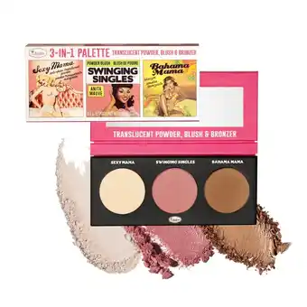 Douglas theBalm Powder, Blush & Bronzer 3 in 1 Palette aanbieding