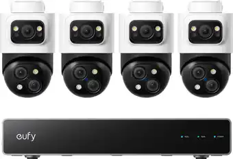 Coolblue Eufy PoE Security System + NVR + S4 4-Pack aanbieding