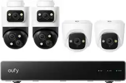 Coolblue Eufy PoE Security System + NVR + S4 2-Pack + E41 2-Pack aanbieding