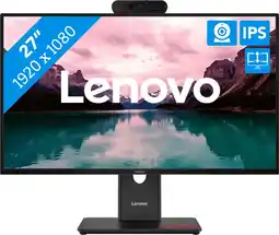 Coolblue Lenovo ThinkVision T27-40 + MC60 Webcam aanbieding