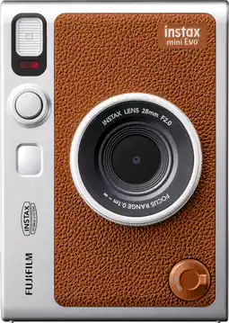 Coolblue Fujifilm Instax Mini EVO Bruin aanbieding