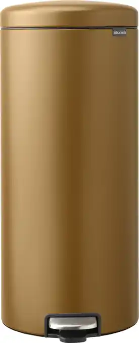 Coolblue Brabantia NewIcon Pedaalemmer 30 liter Warm Brass aanbieding