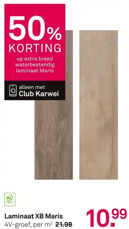 Karwei Laminaat XB Maris aanbieding