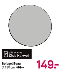 Karwei Spiegel Beau aanbieding