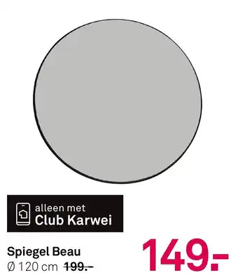 Karwei Spiegel Beau aanbieding