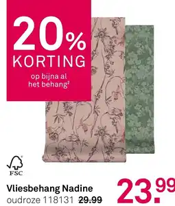Karwei Vliesbehang Nadine aanbieding