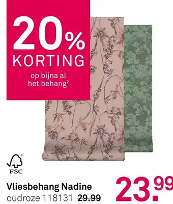 Karwei Vliesbehang Nadine aanbieding