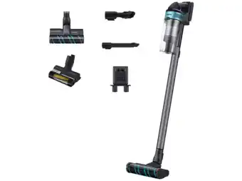 MediaMarkt Samsung Jet 75e Care Steelstofzuiger Teal Mint aanbieding