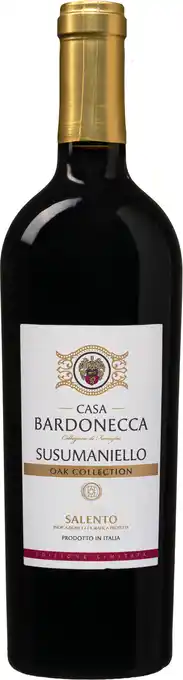 Wijnvoordeel Casa Bardonecca Oak Collection Susumaniello aanbieding