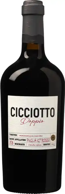Wijnvoordeel Cicciotto Doppio Rosso aanbieding