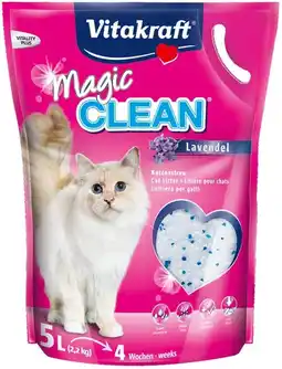 Pets Place Vitakraft Magic Clean Lavendel - Kattenbakvulling - 5 l aanbieding