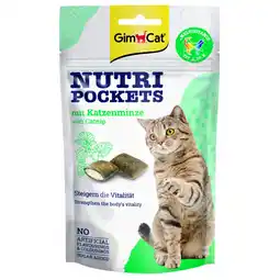 Pets Place Gimcat Nutri Pockets - Kattensnack - Vitamin Kattenkruid 60 g aanbieding