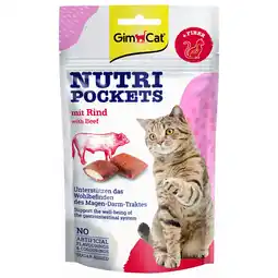 Pets Place Gimcat Nutri Pockets - Kattensnack - Rund 60 g aanbieding