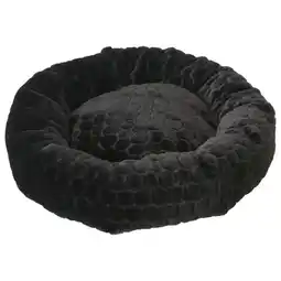 Pets Place Adori Donut Faiza - Kattenmand - Ø50x17 cm Zwart aanbieding