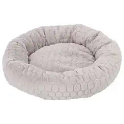 Pets Place Adori Donut Faiza - Kattenmand - Ø50x17 cm Lichtgrijs aanbieding