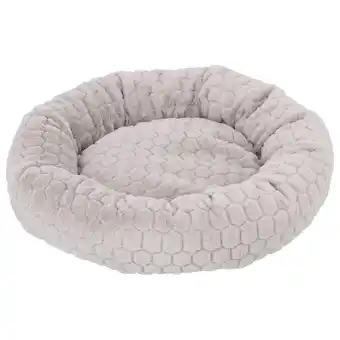 Pets Place Adori Donut Faiza - Kattenmand - Ø50x17 cm Lichtgrijs aanbieding