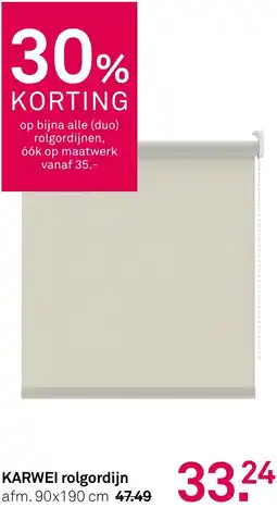 Karwei Karwei rolgordijn aanbieding