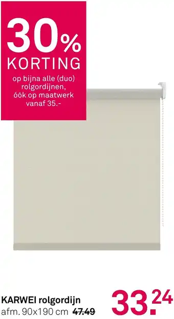 Karwei Karwei rolgordijn aanbieding