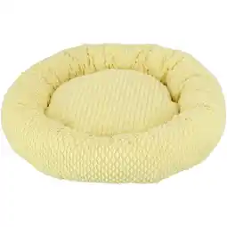 Pets Place Adori Donut Maddy - Kattenmand - Ø50x17 cm Geel aanbieding